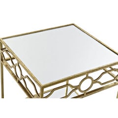 Külglaud DKD Home Decor, peegel/metall, (50 x 50 x 60 cm), kullavärvi hind ja info | Diivanilauad | kaup24.ee