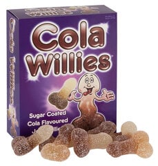 Nokukujulised kummikommid Cola Willies, 150 g цена и информация | Сувениры, подарки для взрослых | kaup24.ee