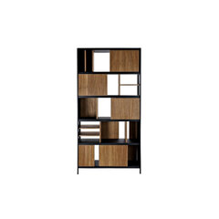 Riiulid DKD Home Decor Raud Tuhk (98 x 36 x 200 cm) hind ja info | Riiulid | kaup24.ee