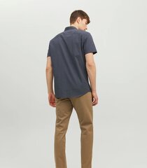 JACK & JONES мужская рубашка 12231865*01, тёмно-синий /белый 5715420194264 цена и информация | Мужские рубашки | kaup24.ee