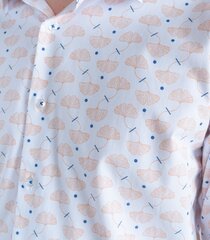 Espada мужская рубашка 863051 01, белый/оранжевый 863051*01-XL цена и информация | Мужские рубашки | kaup24.ee