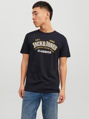 Jack & Jones meeste T-särk 12233594*02, tumesinine 5715424060855 hind ja info | Meeste T-särgid | kaup24.ee