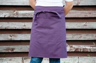 DILL Handmade полуфартук (фиолетовый) цена и информация | Кухонные полотенца, рукавицы, фартуки | kaup24.ee
