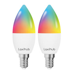 Nutikas LED pirn Laxihub LAE14S (2 tk) WiFi Bluetooth Tuya цена и информация | Лампочки | kaup24.ee