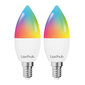 Nutikas LED pirn Laxihub LAE14S (2 tk) WiFi Bluetooth Tuya hind ja info | Lambipirnid, lambid | kaup24.ee