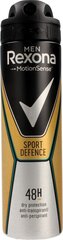 Pihustatav deodorant Rexona Motion Sense Men Dezodorant spray Sport Defence, 150ml hind ja info | Deodorandid | kaup24.ee