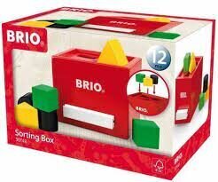 Игра в деревянные кубики Brio, красная цена и информация | Игрушки для малышей | kaup24.ee