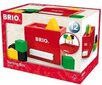 Puidust valmistatud klotsimäng Brio, punane цена и информация | Imikute mänguasjad | kaup24.ee