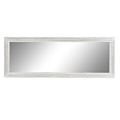 Seinapeegel DKD Home Decor Kristall Valge Puit MDF (160 x 2.5 x 60 cm) hind ja info | Peeglid | kaup24.ee