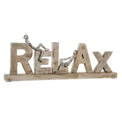 Dekoratiivkuju DKD Home Decor Relax Hõbedane Alumiinium (58 x 7 x 22 cm) hind ja info | Sisustuselemendid | kaup24.ee