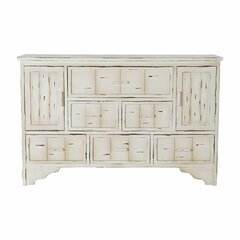 Сервант DKD Home Decor, белый, 86 x 40 x 198 см цена и информация | Витрины, серванты | kaup24.ee