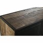 Puhvetkapp DKD Home Decor Pruun Must Metall Mangopuit (160 x 40 x 90 cm) hind ja info | Vitriinkapid | kaup24.ee