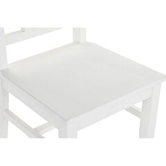 Söögitool DKD Home Decor Puit Valge (43 x 43 x 99,5 cm) hind ja info | Söögilaua toolid, köögitoolid | kaup24.ee