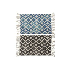 Vannitoavaip DKD Home Decor Hall Sinine Puuvill (2 tk) (60 x 40 x 1 cm) hind ja info | Vaibad | kaup24.ee