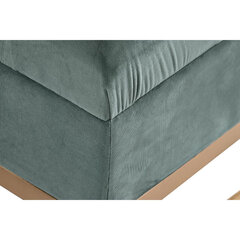 Taburet DKD Home Decor Kuldne Metall Polüester Roheline (120 x 40 x 44 cm) hind ja info | Kott-toolid, tumbad, järid | kaup24.ee
