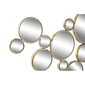 Seinapeegel DKD Home Decor Kristall Metall Metallik Ringid (115 x 3 x 65 cm) цена и информация | Peeglid | kaup24.ee