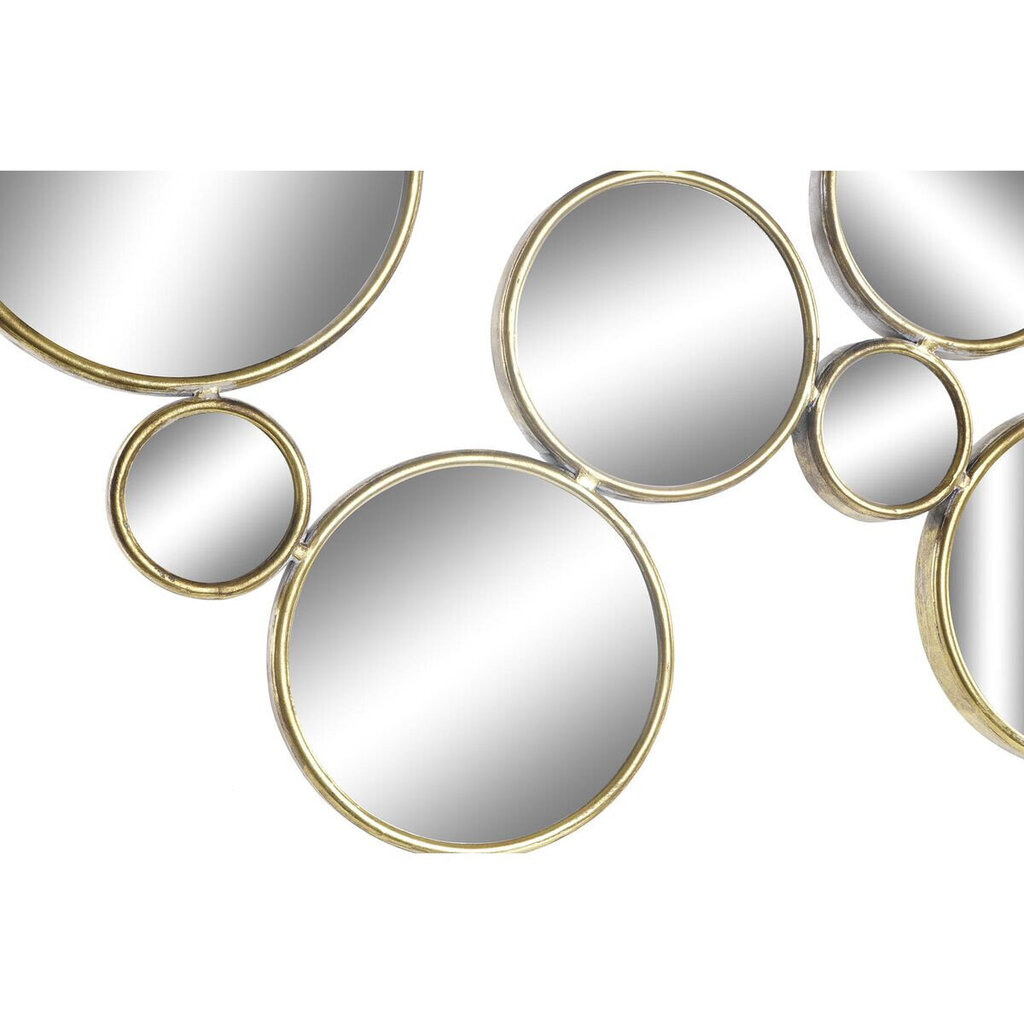 Seinapeegel DKD Home Decor Kristall Metall Metallik Ringid (115 x 3 x 65 cm) цена и информация | Peeglid | kaup24.ee