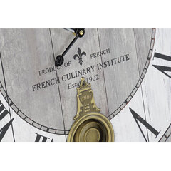Настенное часы DKD Home Decor Серый Позолоченный Металл MDF Белый (58 x 8 x 58 cm) цена и информация | Часы | kaup24.ee