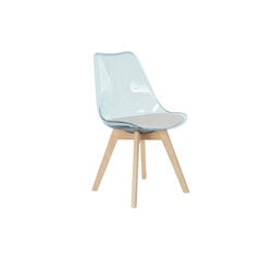 Söögitool DKD Home Decor Naturaalne Sinine Valge PVC Kask (54 x 47 x 81 cm) hind ja info | Söögilaua toolid, köögitoolid | kaup24.ee