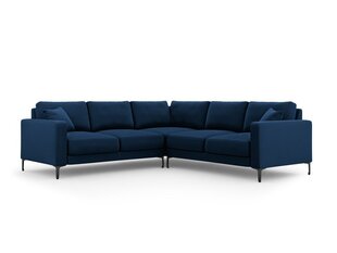 Sümmeetriline nurgadiivan velvet sofa Venus, 5 istekohta, tumesinine цена и информация | Угловые диваны | kaup24.ee