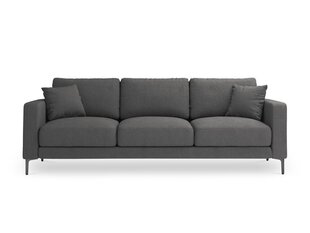 Трехместный диван Venus, темно-серый цвет цена и информация | Диваны | kaup24.ee
