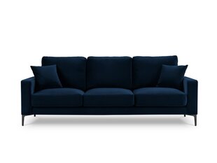 Трехместный velvet диван Venus, темно-синий цвет цена и информация | Диваны | kaup24.ee