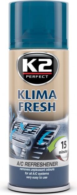 Konditsioneeri puhastusvahend K2 Klima Fresh, 150 ml цена и информация | Autokeemia | kaup24.ee