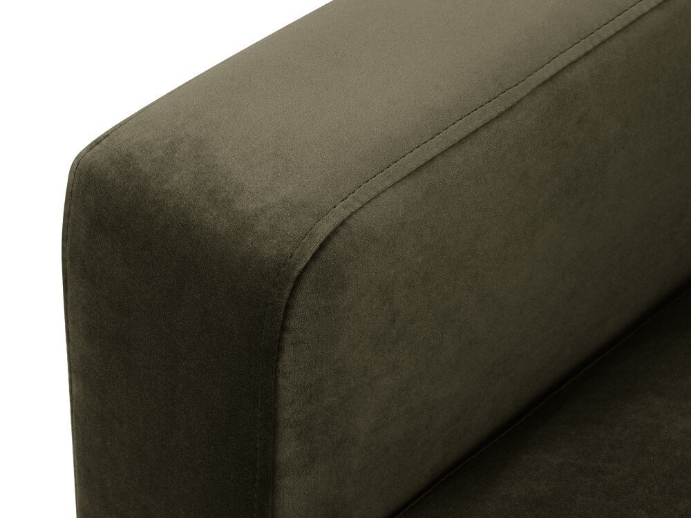 Panoraam vasakpoolne nurgadiivan velvet sofa Venus, 6 istekohta, roheline hind ja info | Nurgadiivanid ja nurgadiivanvoodid | kaup24.ee