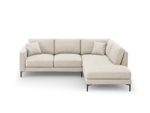 Parempoolne nurgadiivan sofa Venus, 5 istekohta, helebeež v. цена и информация | Угловые диваны | kaup24.ee