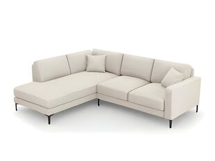 Vasakpoolne nurgadiivan sofa Venus, 5 istekohta, helebeež v. цена и информация | Угловые диваны | kaup24.ee