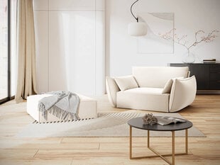Velvet кресло Vanda, 128x100x85 см, св. бежевое цена и информация | Кресла для отдыха | kaup24.ee