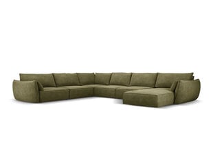 Панорамный левый диван Vanda, 8 мест, зеленый цвет цена и информация | Угловые диваны | kaup24.ee