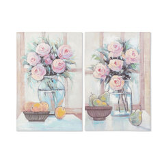 Картина DKD Home Decor Ваза для цветов (60 x 2,5 x 90 cm) (2 штук) цена и информация | Репродукции, картины | kaup24.ee