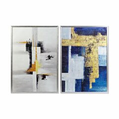 Seinapilt DKD Home Decor Abstraktne (2 tk) (70 x 3 x 100 cm) цена и информация | Картины, живопись | kaup24.ee