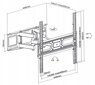 TV seinakinnitus Art AR-89 32–70 tolli hind ja info | Teleri seinakinnitused ja hoidjad | kaup24.ee
