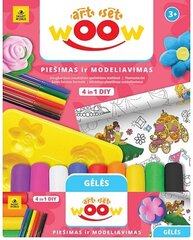 Loominguline komplekt Woow 4 ühes – Lilled цена и информация | Развивающие игрушки | kaup24.ee