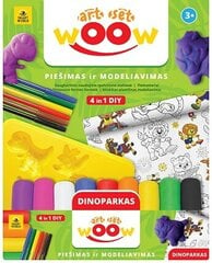 Loominguline komplekt Woow 4 ühes – Dinod ja loomad цена и информация | Развивающие игрушки | kaup24.ee