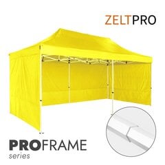 Pop-up telk Zeltpro Proframe, kollane, 3x6 цена и информация | Палатки | kaup24.ee