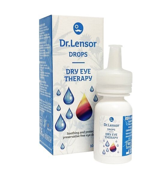 Dr.Lensor Drops Dry Eye Therapy 10ml hind ja info | Silmatilgad | kaup24.ee