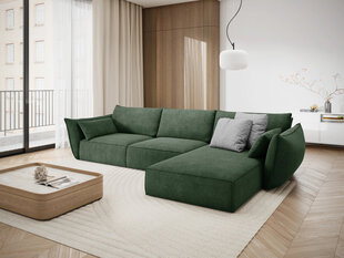 Правый угловой диван Vanda, 4 места, цвет зеленый цена и информация | Угловые диваны | kaup24.ee