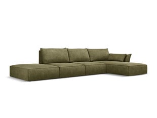 Правый угловой диван Vanda, 5 мест, зеленый цена и информация | Угловые диваны | kaup24.ee