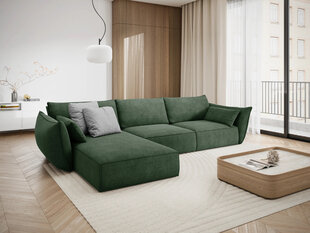 Левый угловой диван Vanda, 4 места, цвет зеленый цена и информация | Угловые диваны | kaup24.ee