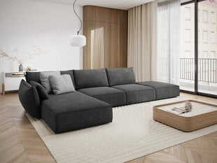 Левый угловой диван Vanda, 5 мест, серый цвет цена и информация | Угловые диваны | kaup24.ee