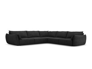 Симметричный угловой диван Vanda, 7 мест, темно-серый цвет цена и информация | Угловые диваны | kaup24.ee