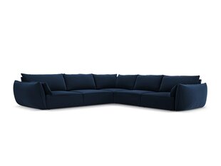 Sümmeetriline nurgadiivan velvet sofa Venus, 7 istekohta, tumesinine цена и информация | Угловые диваны | kaup24.ee