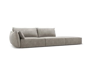 Правый диван Vanda, 4 места, светло-серый цвет цена и информация | Угловые диваны | kaup24.ee