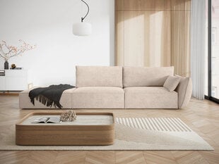 Левый диван Vanda, 4 места, цвет бежевый цена и информация | Угловые диваны | kaup24.ee