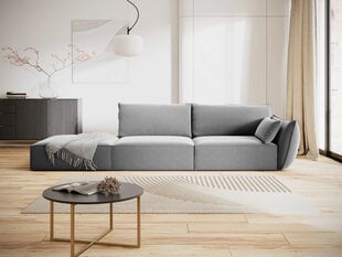 Velvet диван Vanda (левый), 4 места, серый цвет цена и информация | Угловые диваны | kaup24.ee