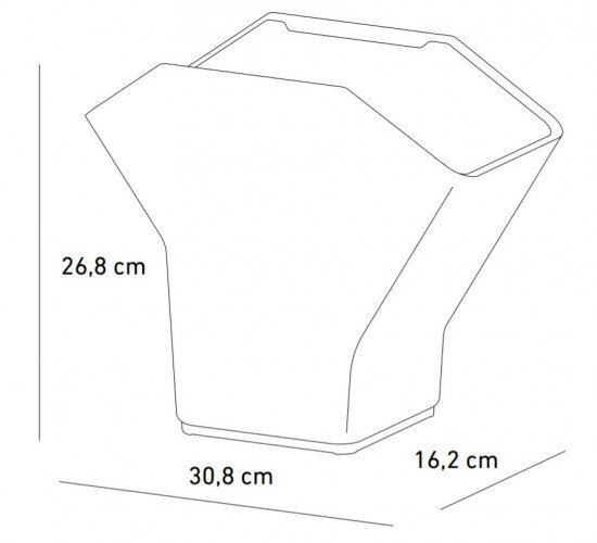 Vertikaalne isekastmisega lillepott Tree 77x31cm hind ja info | Dekoratiivsed lillepotid | kaup24.ee