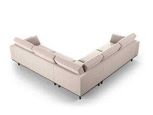 Симметричный velvet диван Hebe, 5 мест, цвет бежевый цена и информация | Угловые диваны | kaup24.ee
